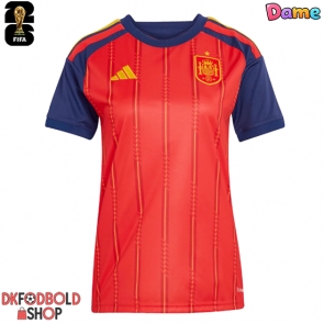 Spanien Hjemmebanetrøje Dame VM 2026 Kort ærmer